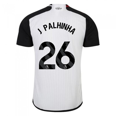 Fulham Home Soccer Jersey Shirt 23-24 J. PALHINHA #26
