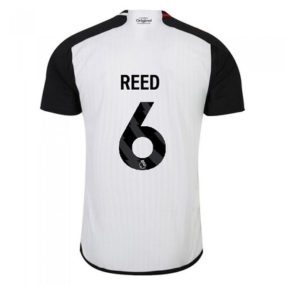 Fulham Home Soccer Jersey Shirt 23-24 REED #6