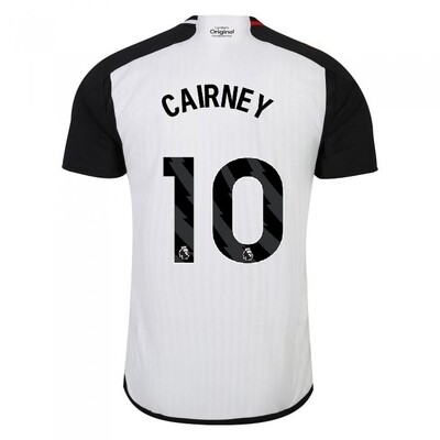Fulham Home Soccer Jersey Shirt 23-24 CAIRNEY #10
