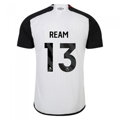 Fulham Home Soccer Jersey Shirt 23-24 REAM #13