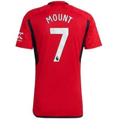 Manchester United Home Red Soccer Jersey 23-24 MASON MOUNT