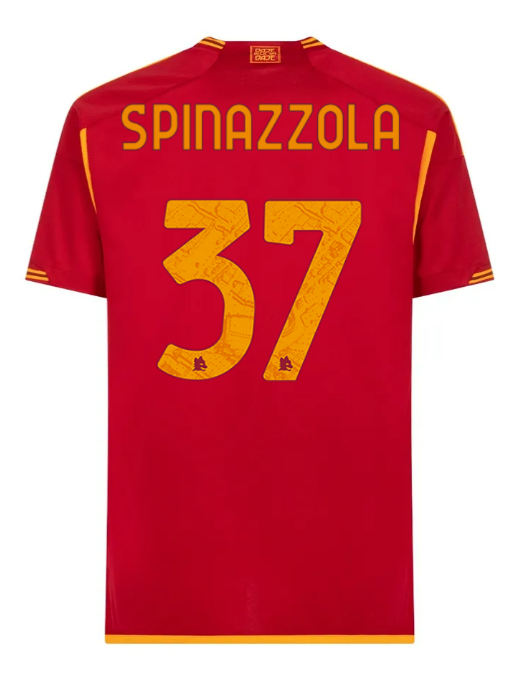 AS Roma Home Soccer Jersey 23-24 Spinazzola