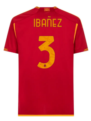 AS Roma Home Soccer Jersey 23-24 Ibañez #3