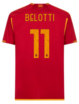 AS Roma Home Soccer Jersey 23-24 Belotti #11