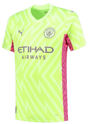 Manchester City Fluorescent Green Goalkeeper Jersey 23-24