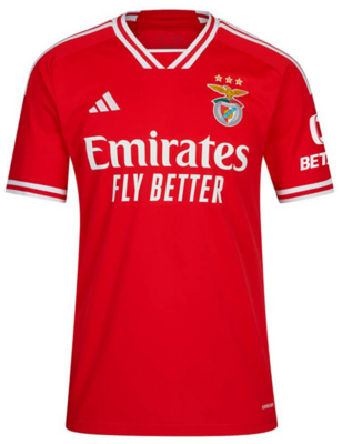 Benfica Home Red Soccer Jersey 23-24 Player Version