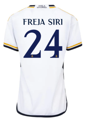 Real Madrid Home Soccer Jersey 23-24 For Women Freja Siri
