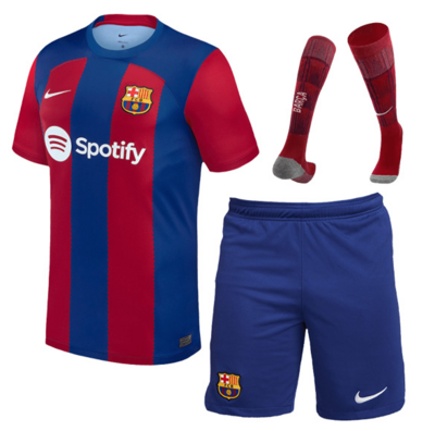 Barcelona Home Soccer Men's Full Kit 23-24