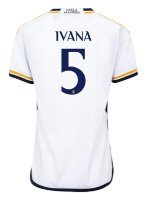 Real Madrid Home Soccer Jersey 23-24 For Women Ivana Andrés
