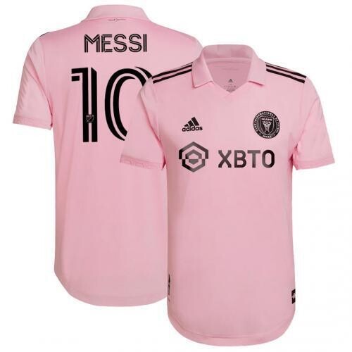 LEO MESSI Inter Miami CF Home Pink Soccer Jersey 23-24 Player Version