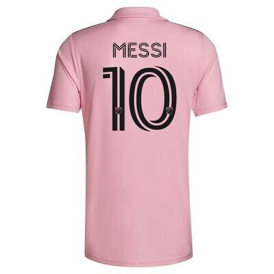 Leo Messi Inter Miami Cf Home Soccer Jersey 23-24: Backside 