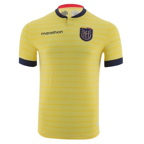 Ecuador National Home Yellow Soccer Jersey 23-24