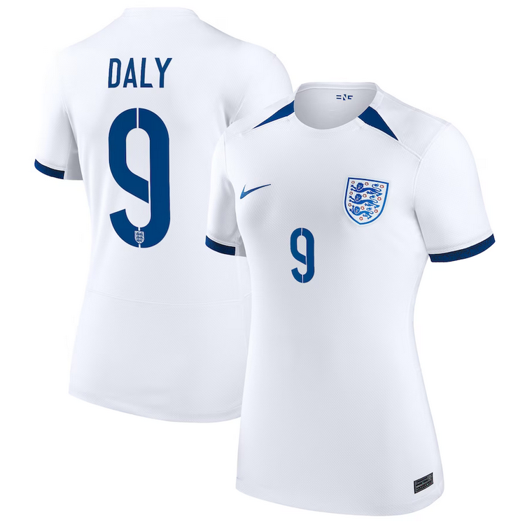England Lionesses Womens World Cup Home Soccer Jersey 2023 - Rachel Daly