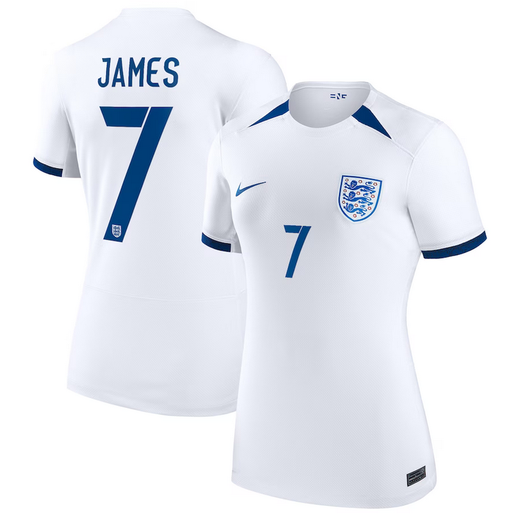 England Lionesses Womens World Cup Home Soccer Jersey 2023 - Lauren James