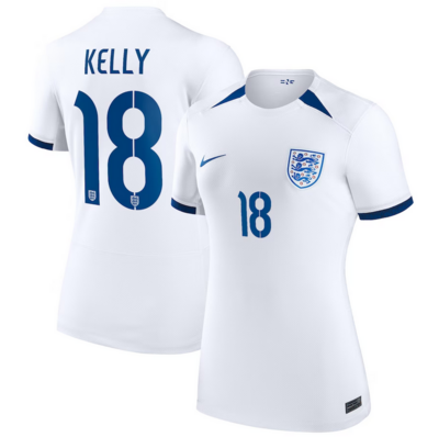 England Lionesses Womens World Cup Home Soccer Jersey 2023 - Chloe Kelly