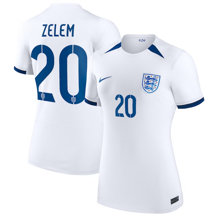 England Lionesses Womens World Cup Home Soccer Jersey 2023 - Katie Zelem