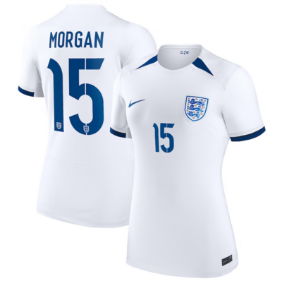 England Lionesses Womens World Cup Home Soccer Jersey 2023 - Esme Morgan