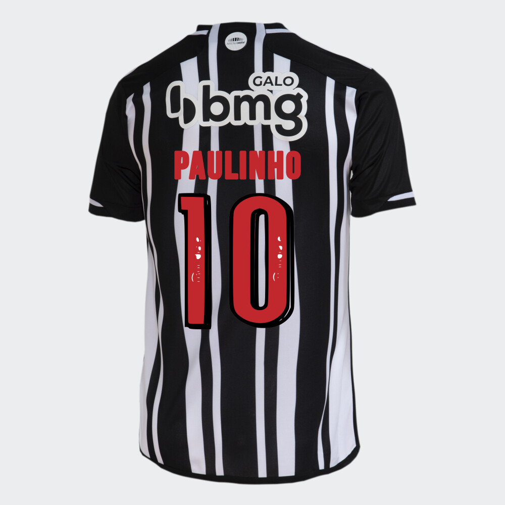 Atletico Mineiro Home Soccer Jersey 23-24 Paulinho #10