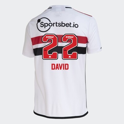Sao Paulo FC Home Soccer Jersey 23-24 David #22