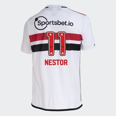 Sao Paulo FC Home Soccer Jersey 23-24 Nestor #11