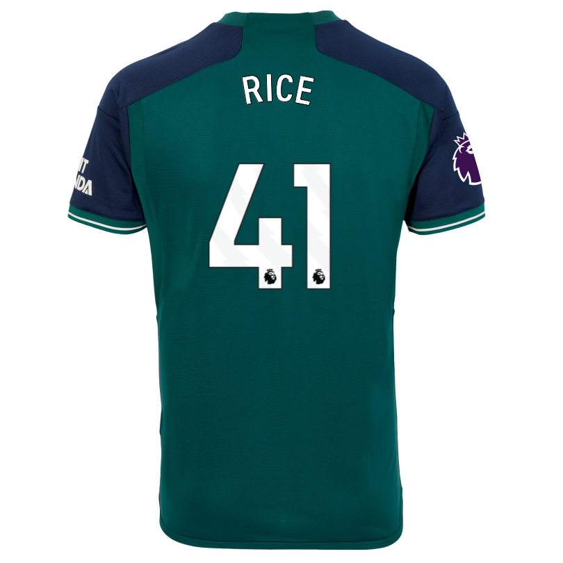 Arsenal Third Soccer Jersey Shirt 23-24 Declan Rice #41