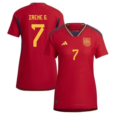 Spain Women's World Cup Home Jersey 2023 Irene Guerrero 7