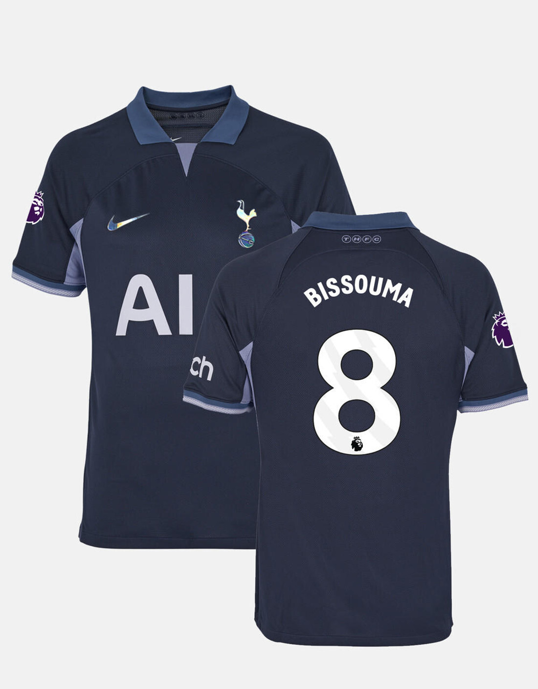Tottenham Hotspur Away Soccer Jersey 23-24 Yves Bissouma