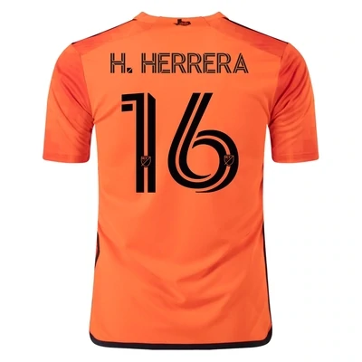 Houston Dynamo FC Home Orange Soccer Jersey 23-24 Hector Herrera