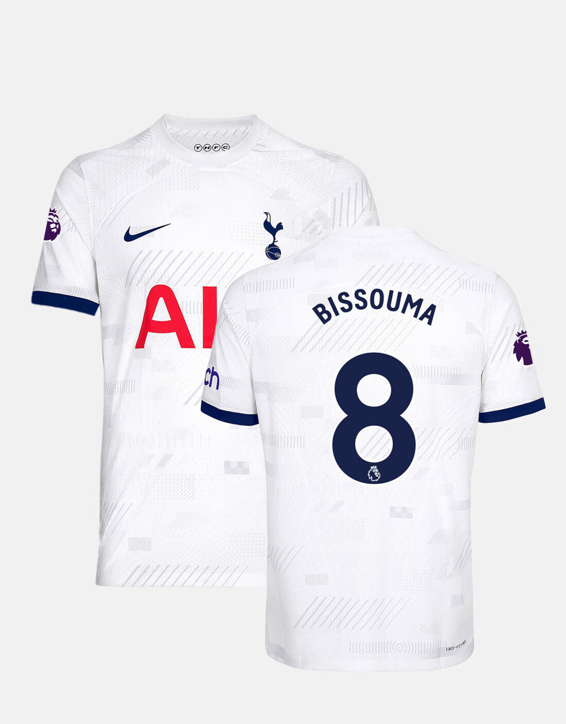 Tottenham Hotspur Home Soccer Jersey 23-24 Yves Bissouma