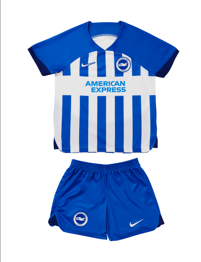 Brighton FC Home Jersey Kids Kit 23-24