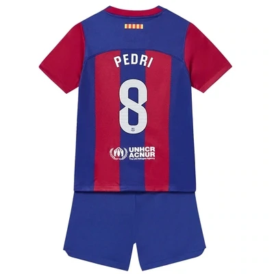 Pedri FC Barcelona Home Jersey Kids Kit 23-24