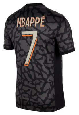 Mbappe #7 PSG Third Elephant Print Soccer Jersey 23-24