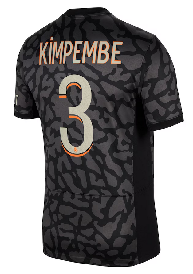 Kimpembe #3 PSG Third Elephant Print Soccer Jersey 23-24