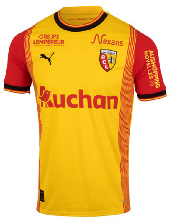 RC Lens Home Soccer Jersey 23-24