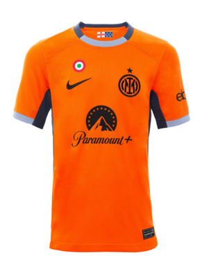Inter Milan Third Orange Soccer Jersey 23-24