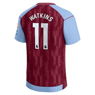 Watkins #11 Aston Villa Home Soccer Jersey 23-24