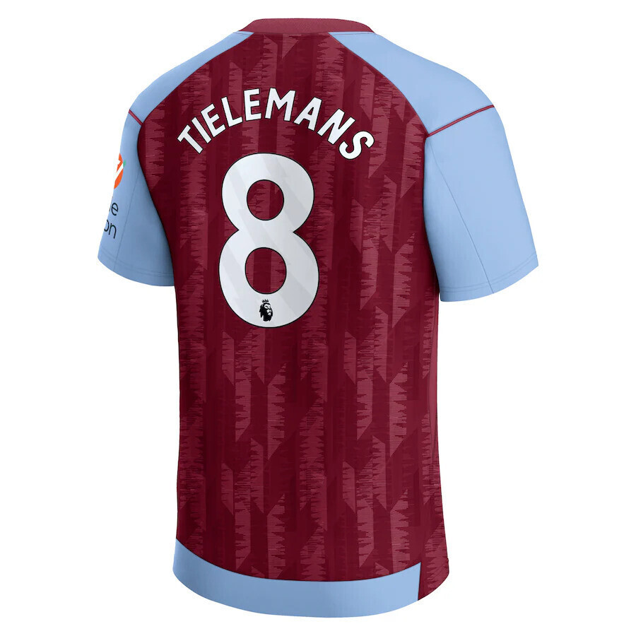 Tielemans #8 Aston Villa Home Soccer Jersey 23-24