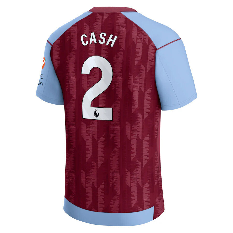 Cash #2 Aston Villa Home Soccer Jersey 23-24