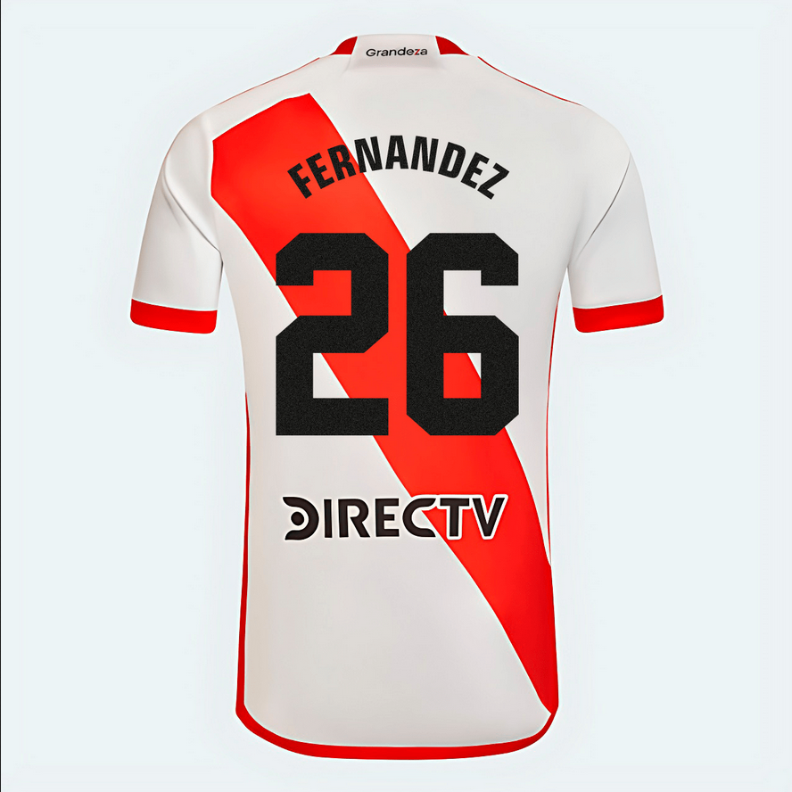 FERNANDEZ #26 River Plate Home Soccer Jersey 2023