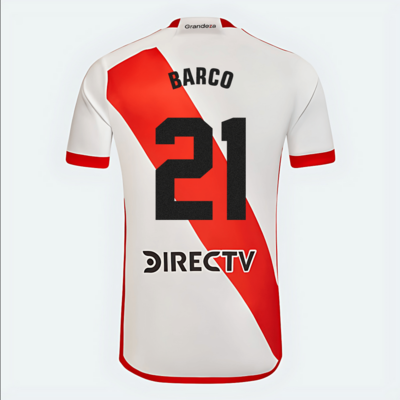 BARCO #21 River Plate Home Soccer Jersey 2023