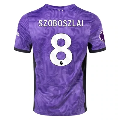 Szoboszlai #8 Liverpool Third Purple Soccer Jersey 23-24