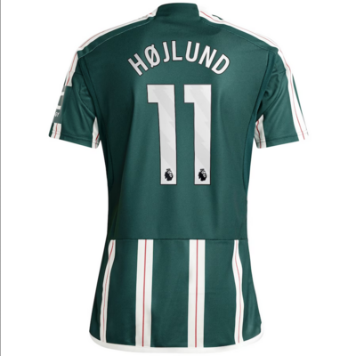 Manchester United Away Soccer Jersey 23-24 HOJLUND #11