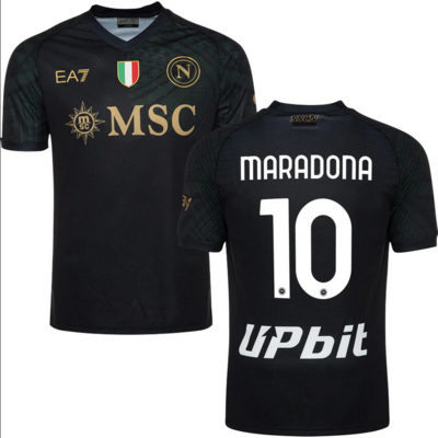 Napoli Third Soccer Jersey 23-24 Diego Maradona