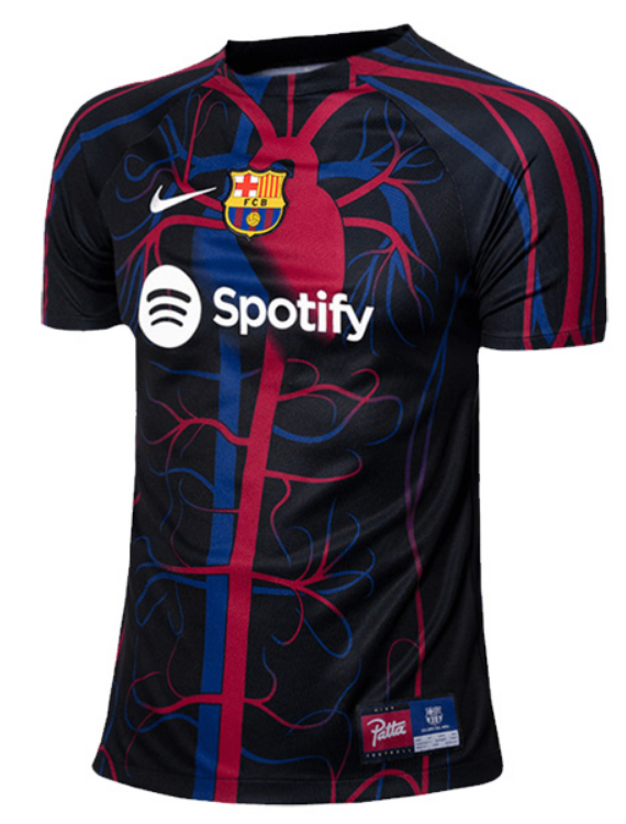 Barcelona X Patta Soccer Jersey 23-24: Front Side