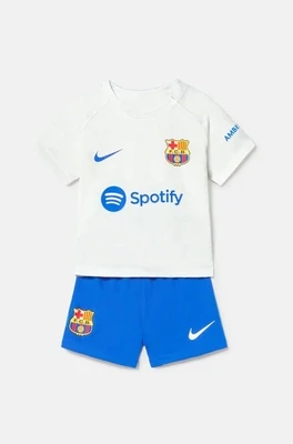 FC Barcelona Away White Jersey Kids Kit 23-24