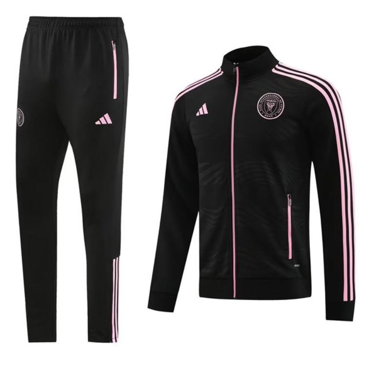 Inter Miami Black Full Zip Training Suit 2023