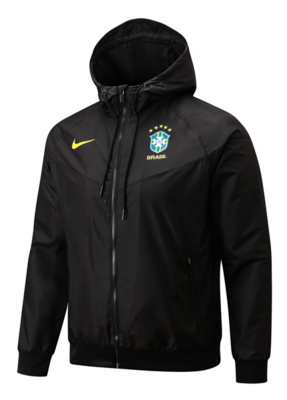Brazil Strike Anthem Full-Zip Hoodie Jacket Black 22-23