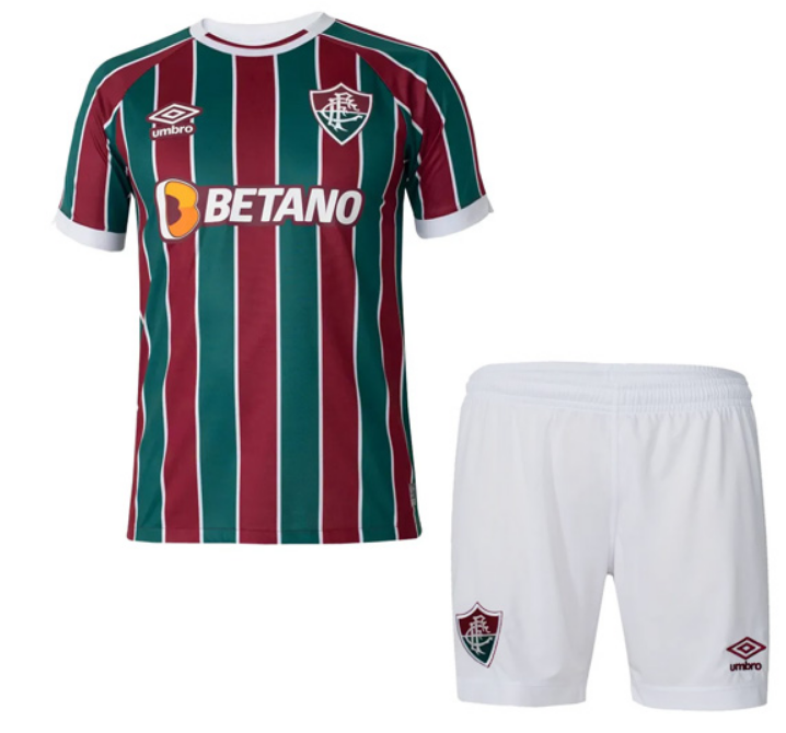 Fluminense Home Jersey Kids Kit 23-24