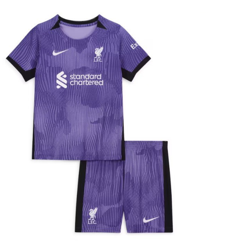 Liverpool Third Purple kids kit 23-24