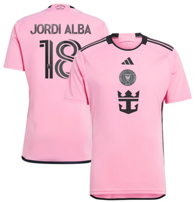 Jordi Alba Inter Miami CF Home Soccer Jersey 2024
